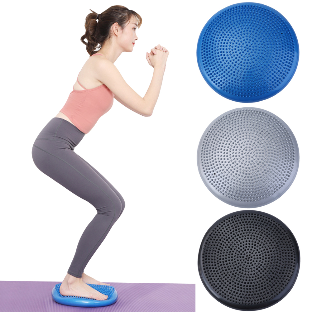 Exercise Disc Inflatable - Wobble Balance Almofada Board, PVC Sensorial