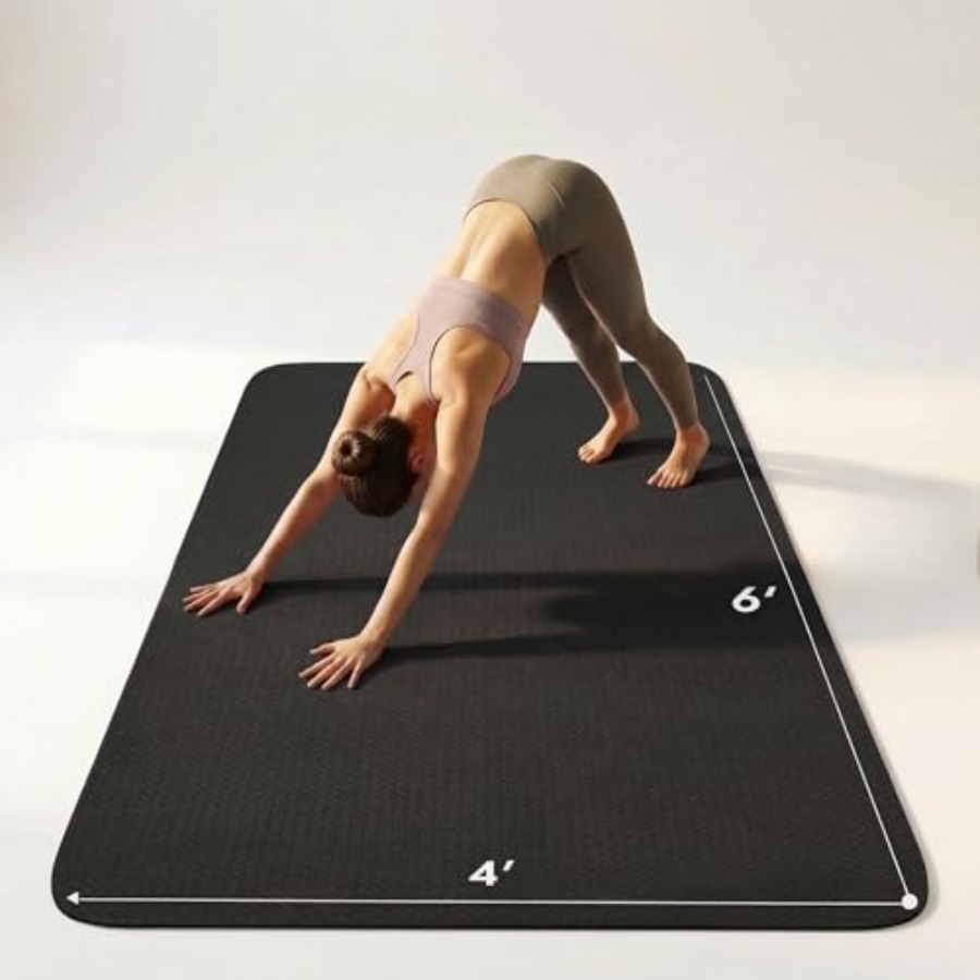 Pilates X Yoga - Tapete de Yoga Grande 6'x 4'