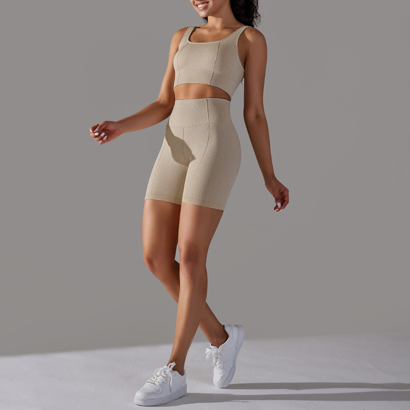 Pilates Yoga Wrap Top - Conjunto de Roupas de Pilates e