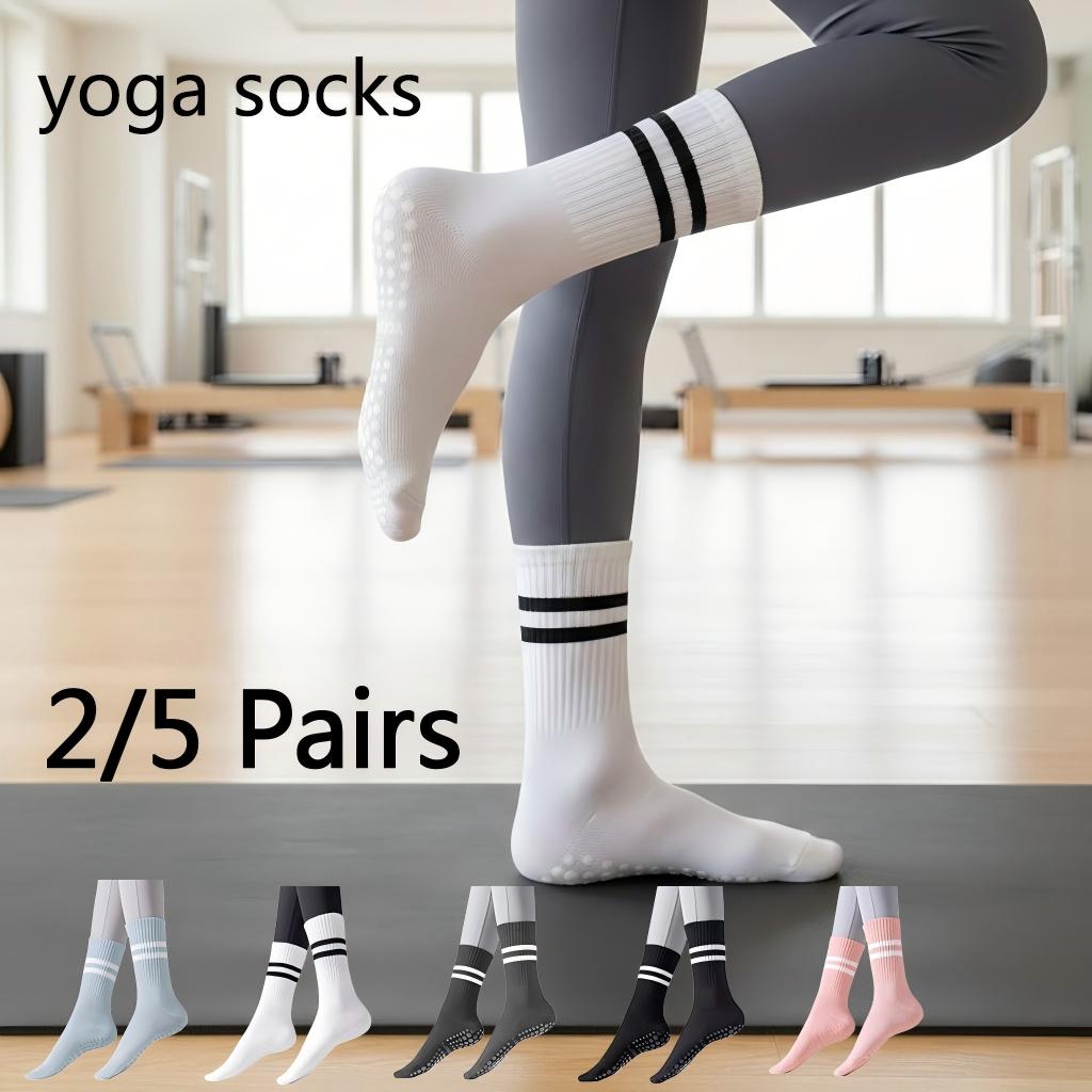 Pilates Yoga Fitness - Meias de Yoga Antiderrapantes para Mulheres,