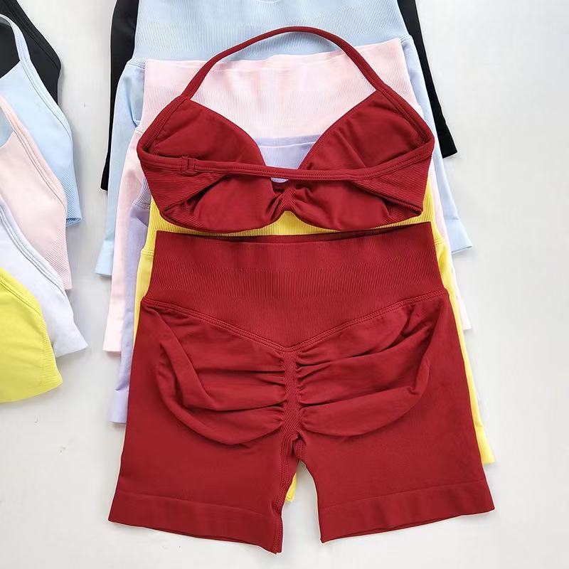 Pilates Yoga Outfit - Conjunto Esportivo HISTELLO para Mulheres, Top