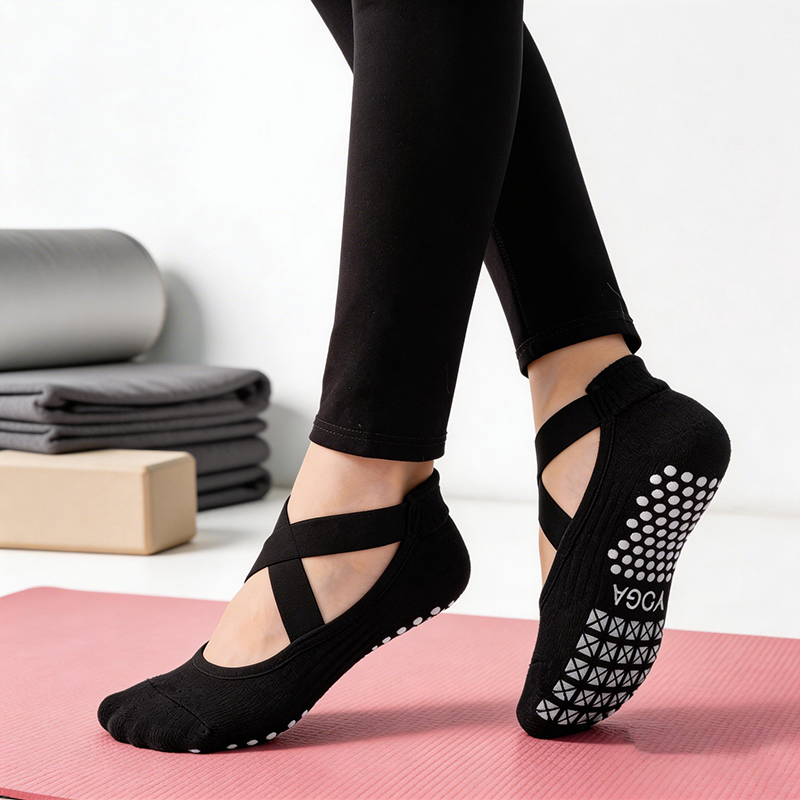 Pilates Yoga Fitness - Meias de Yoga Antiderrapantes para Mulheres,