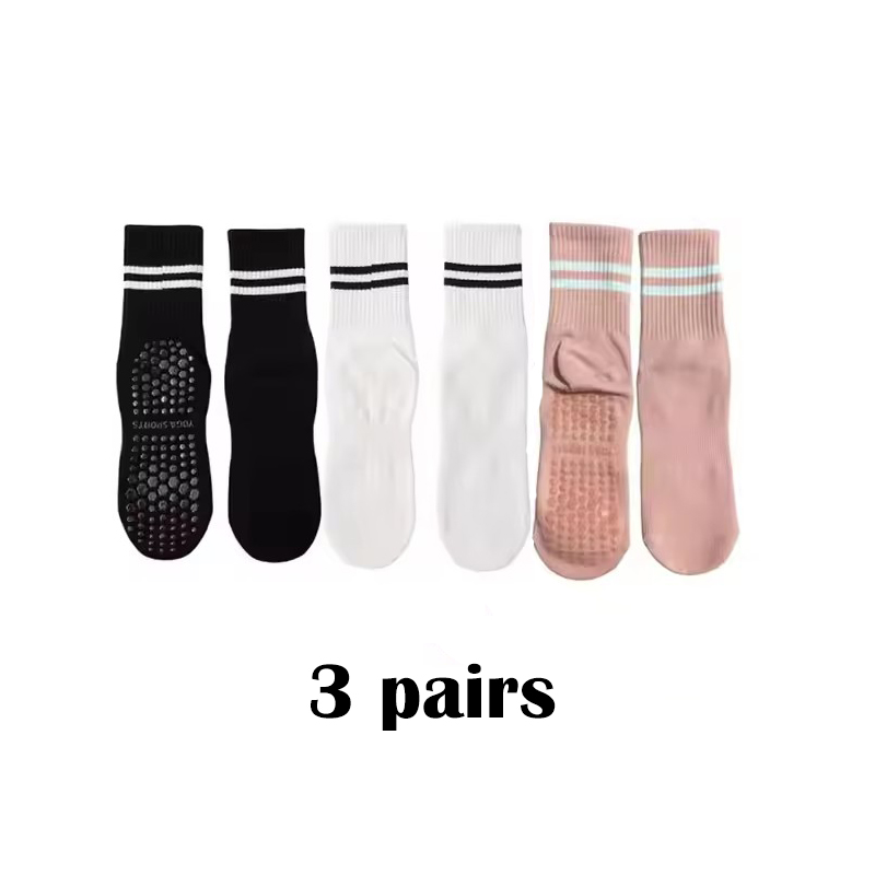 Pilates Yoga Barı - 3 pares feminino pilates indoor anti
