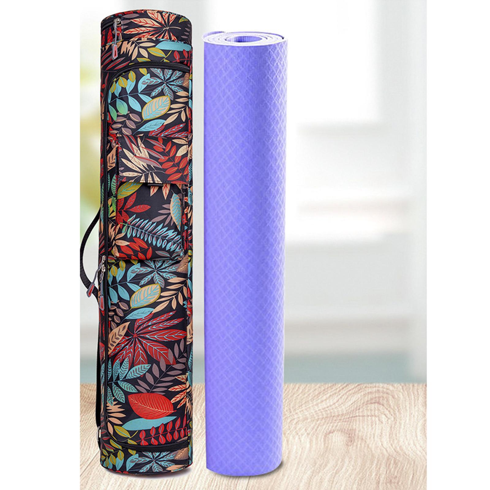 Pilates Yoga Mat Workout - Bolsa para tapete de ioga antiderrapante,