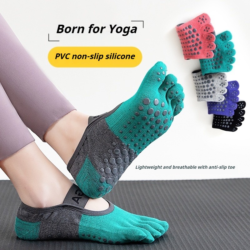 Pilates Yoga Fitness - Meias de Pilates Profissionais Antiderrapantes de