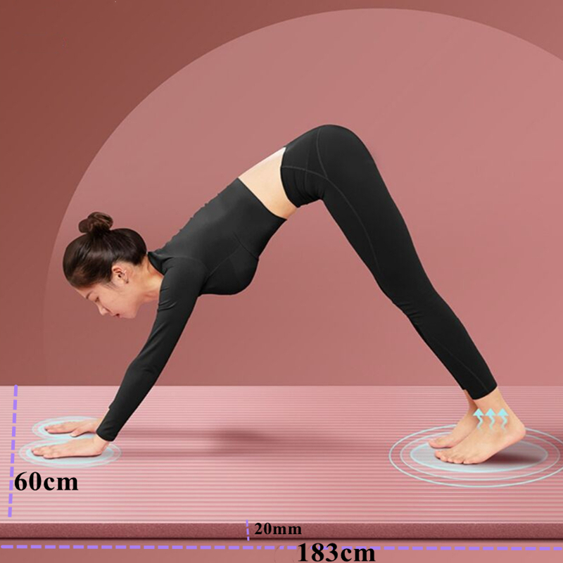 Pilates X Yoga - 20mm extra grosso 183cm x 60cm