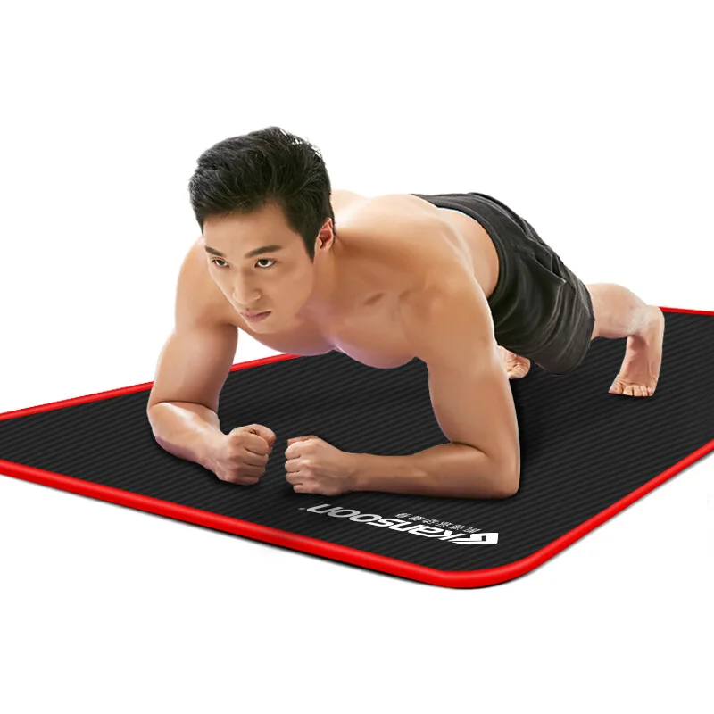 10mm esteira de yoga extra gro - Pilates Yoga Mat avaliação e preço