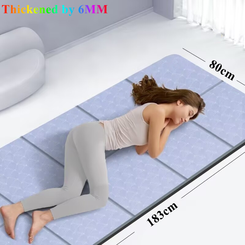 183x80x0.6cm dobrável tapete d - Pilates Yoga Mat Workout avaliação e preço