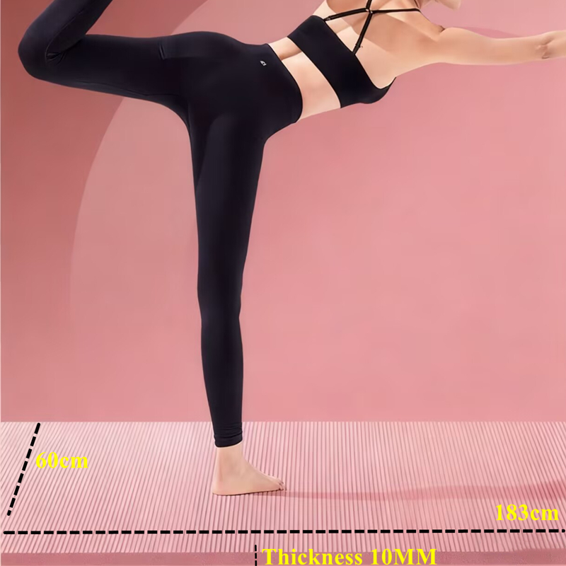 Treinamento 183x60cm Treinamen - Pilates Yoga Mat Workout avaliação e preço