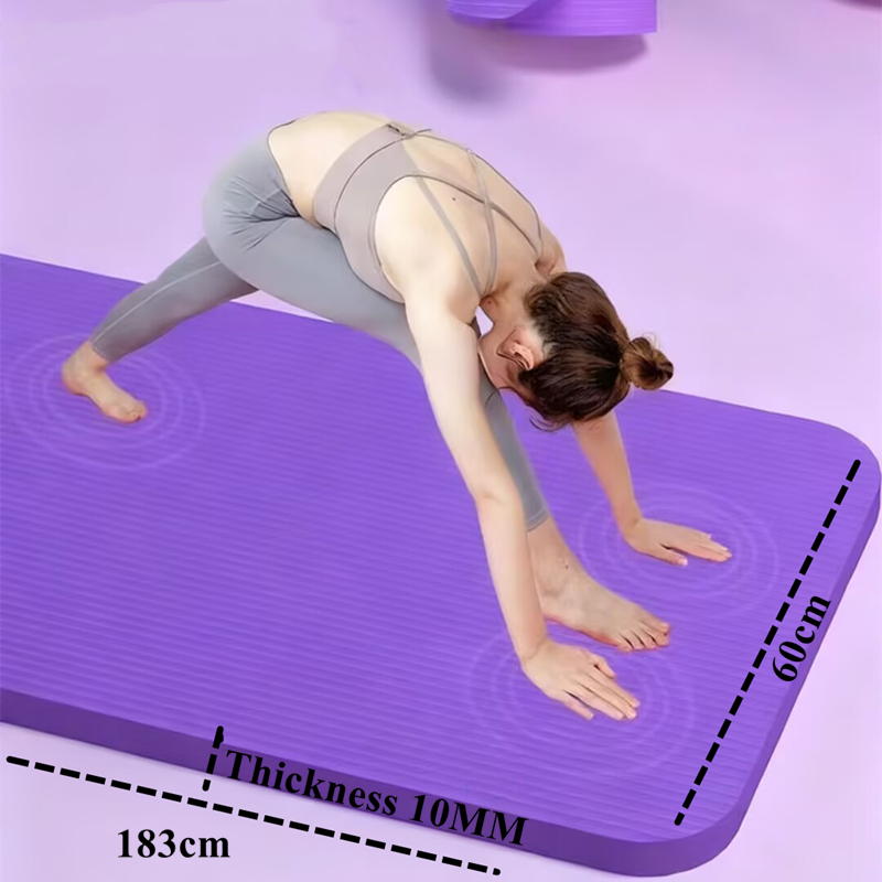 Treinamento 183x60cm Treinamen - Pilates Yoga Mat Workout avaliação e preço