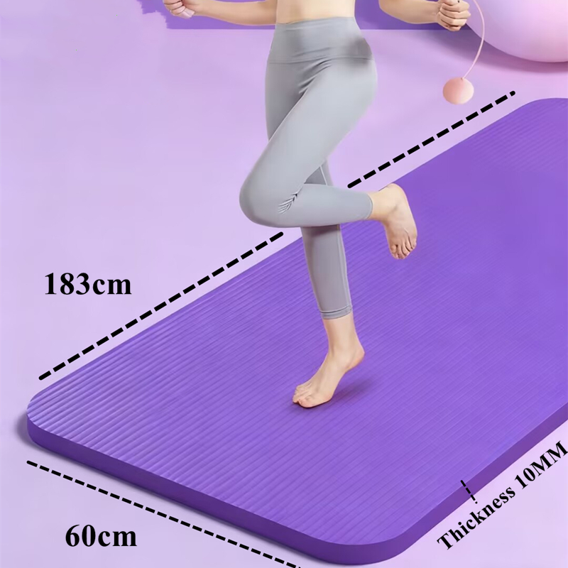 Treinamento 183x60cm Treinamen - Pilates Yoga Mat Workout avaliação e preço