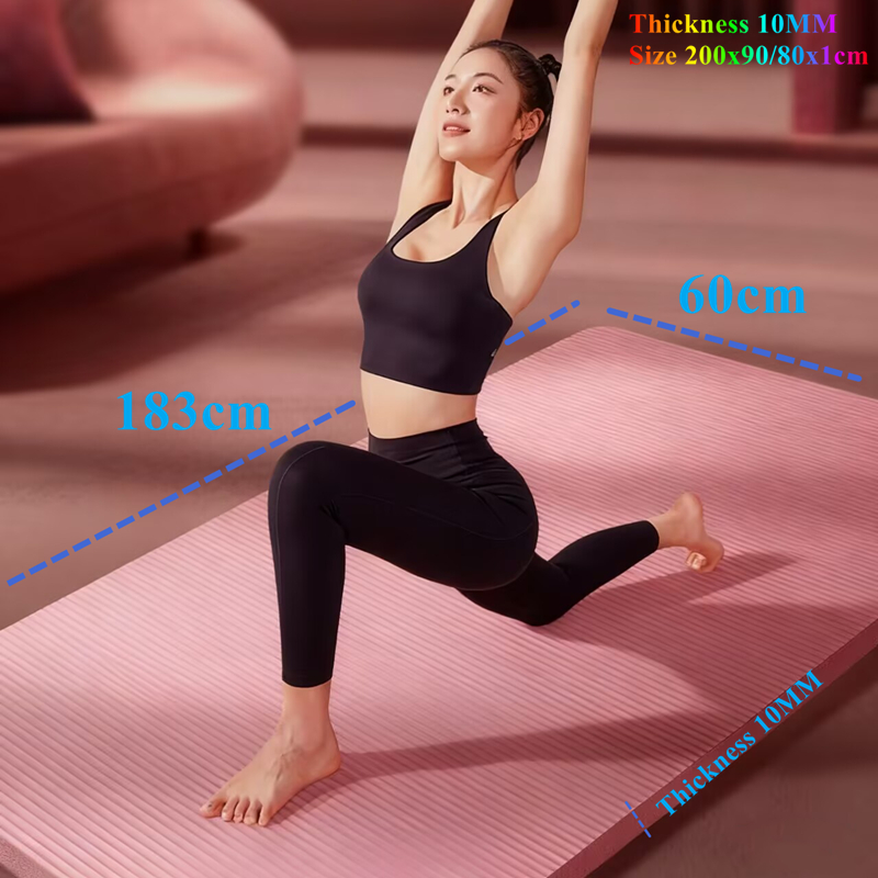Almofadas de yoga extra grossa - Pilates Yoga Mat avaliação e preço