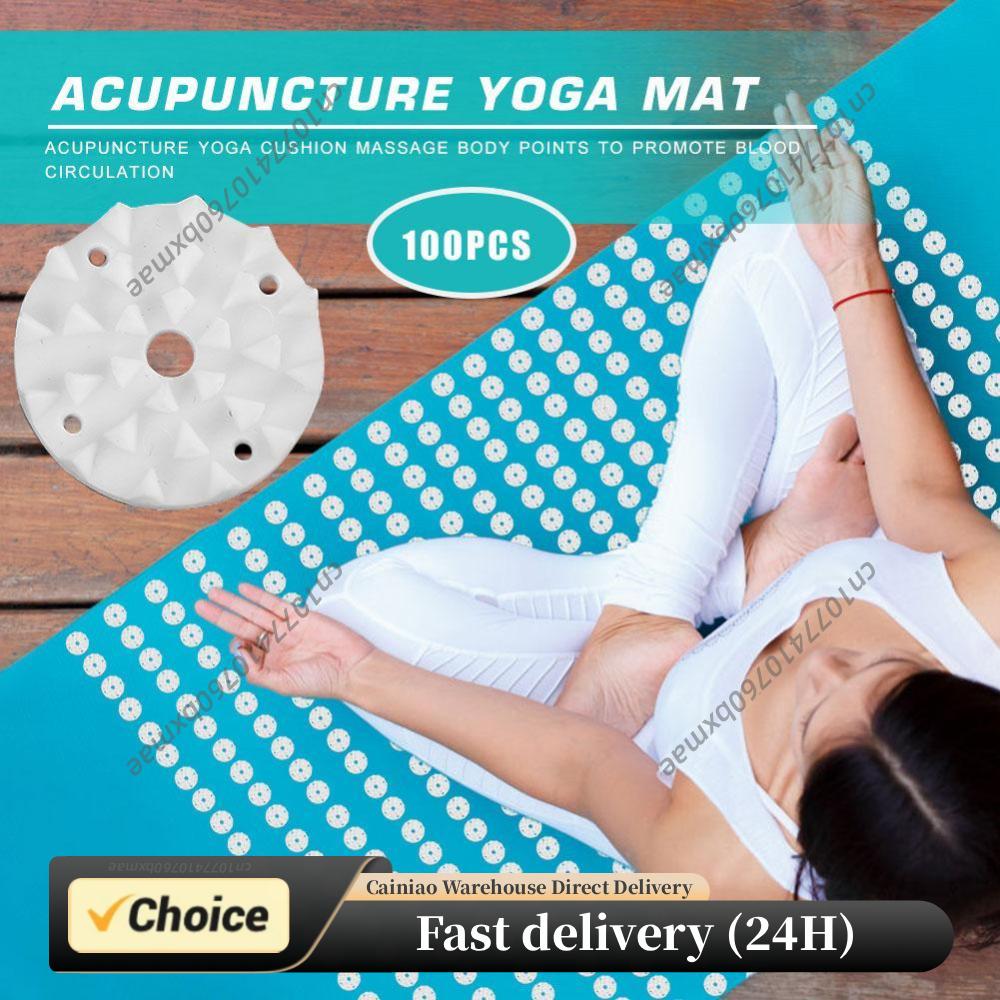 100 Peças de Pontas de Acupres - Pilates Yoga Mat Workout avaliação e preço