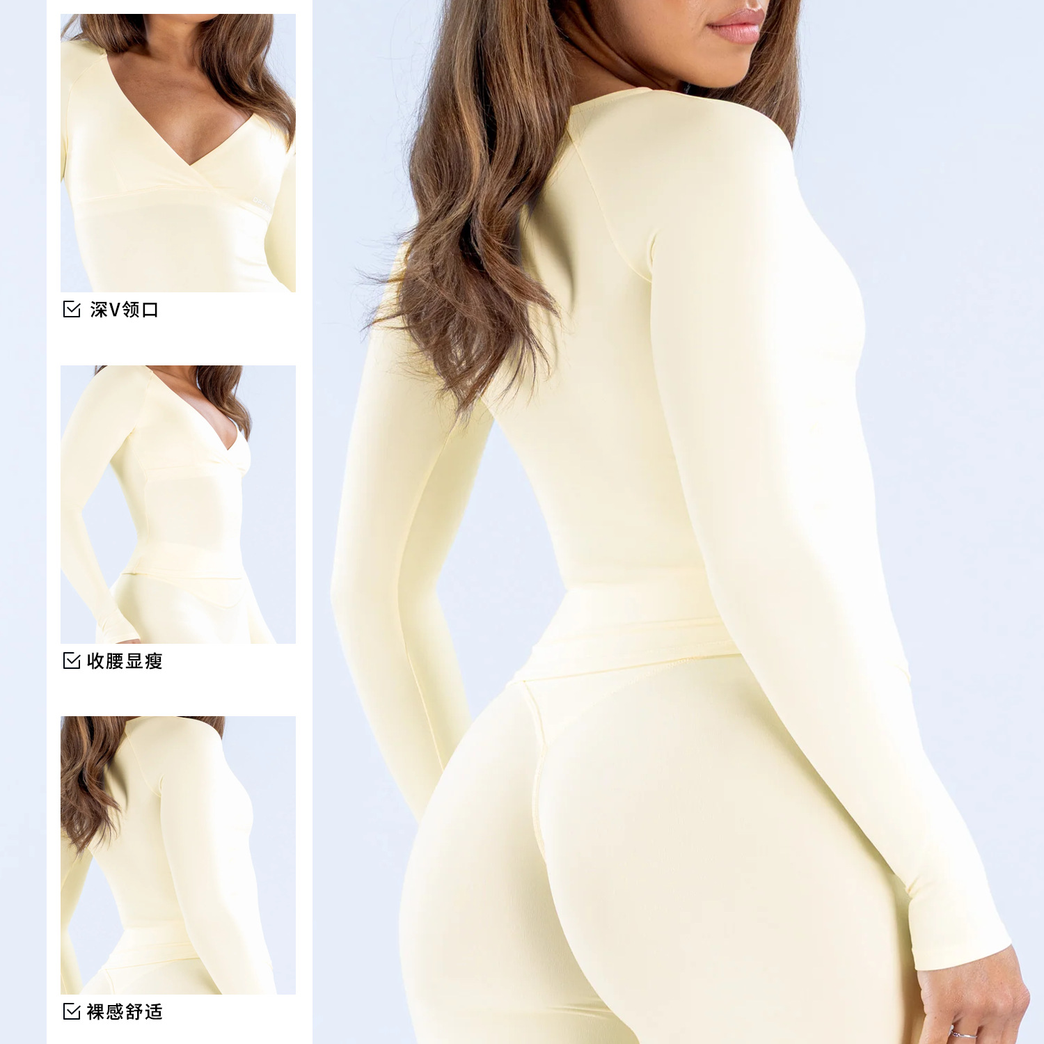 Camiseta esportiva de manga co - Pilates Yoga Wrap Top avaliação e preço
