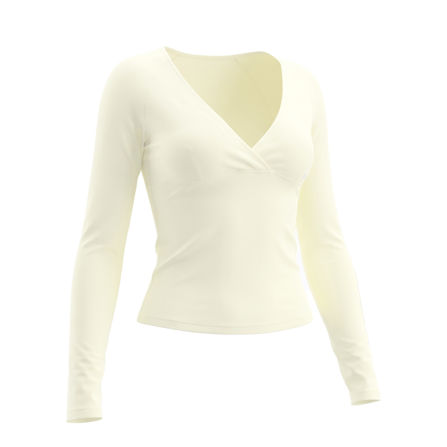Camiseta esportiva de manga co - Pilates Yoga Wrap Top avaliação e preço