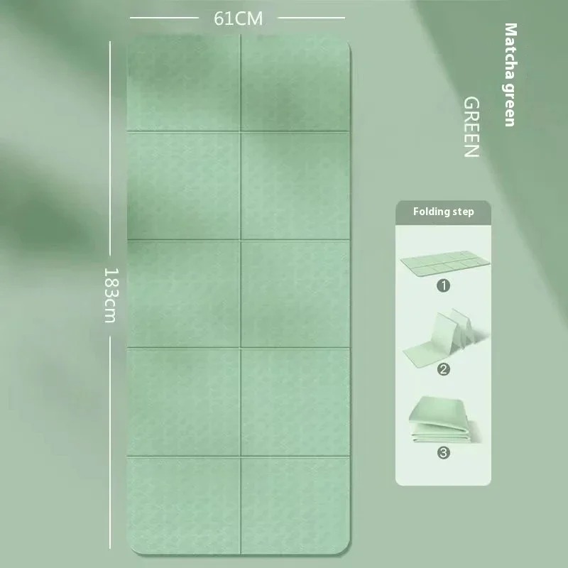 183x60x0.8cm engrossar dobráve - Pilates Yoga Mat Workout avaliação e preço
