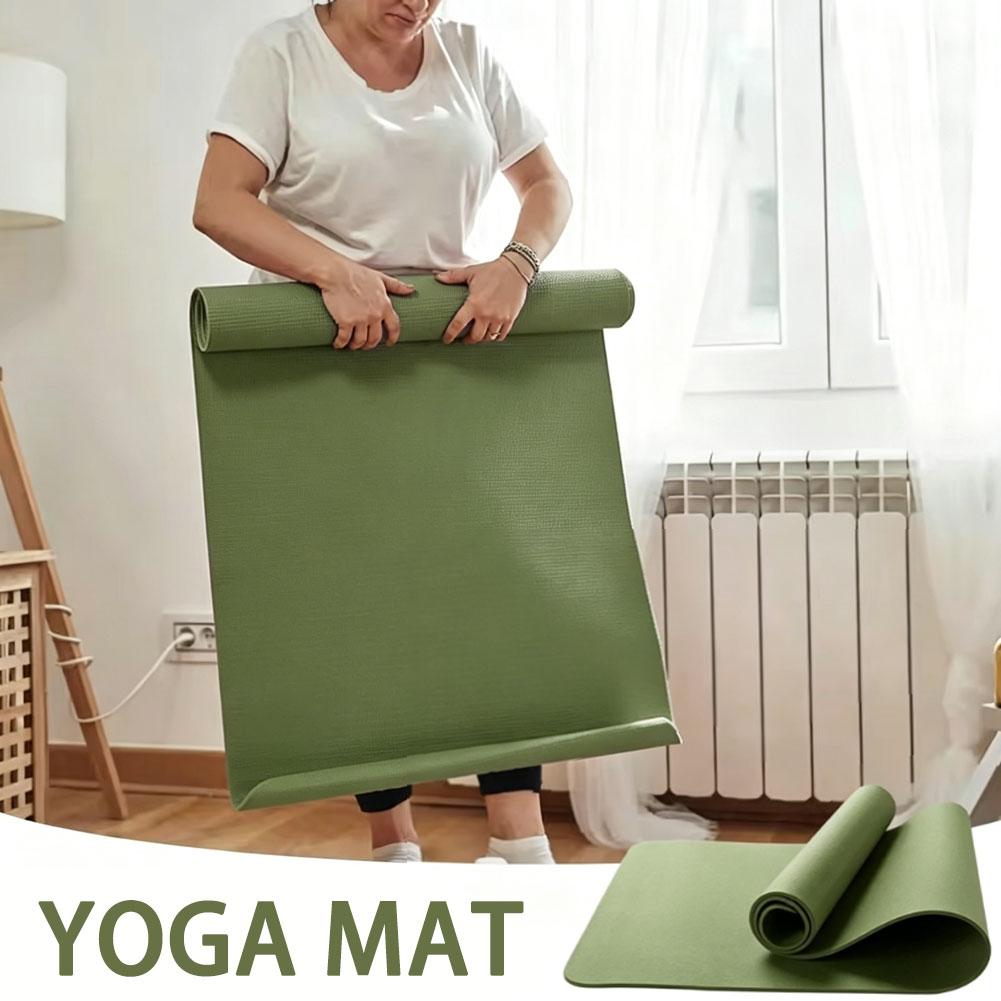 Tapete de ioga grosso antiderr - Pilates Yoga Mat avaliação e preço