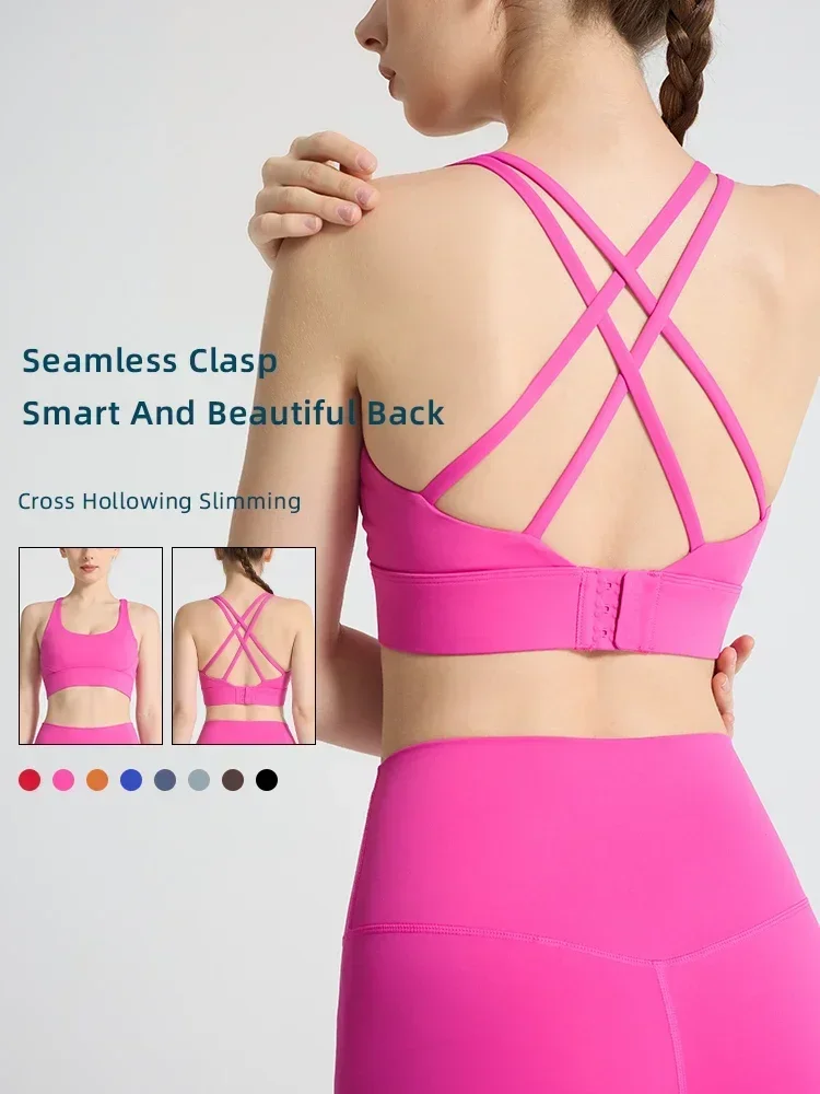 Sutiã esportivo feminino, cor  - Pilates Yoga Wrap Top avaliação e preço