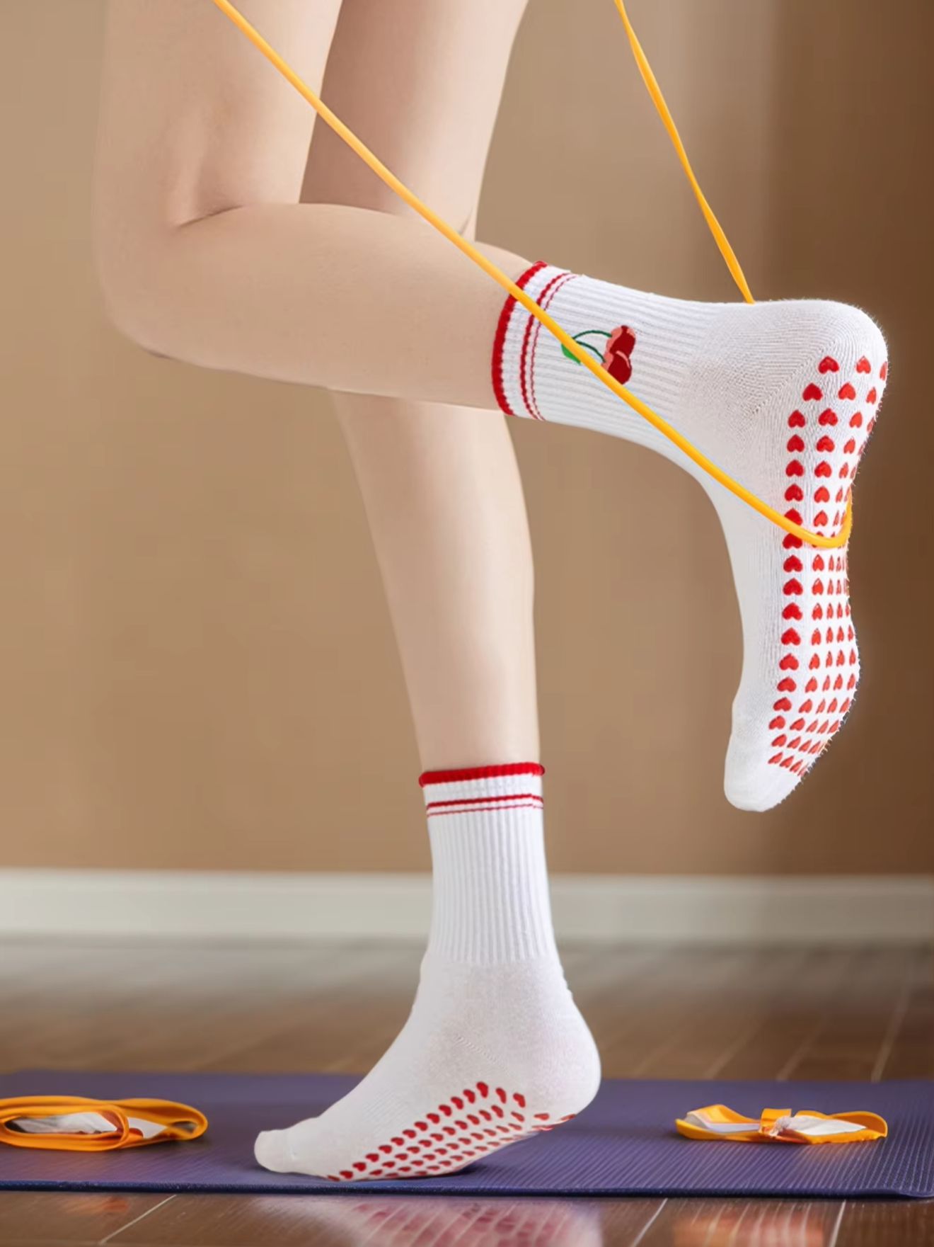 1 Par de Meias de Yoga Profiss - Pilates Yoga Fitness avaliação e preço
