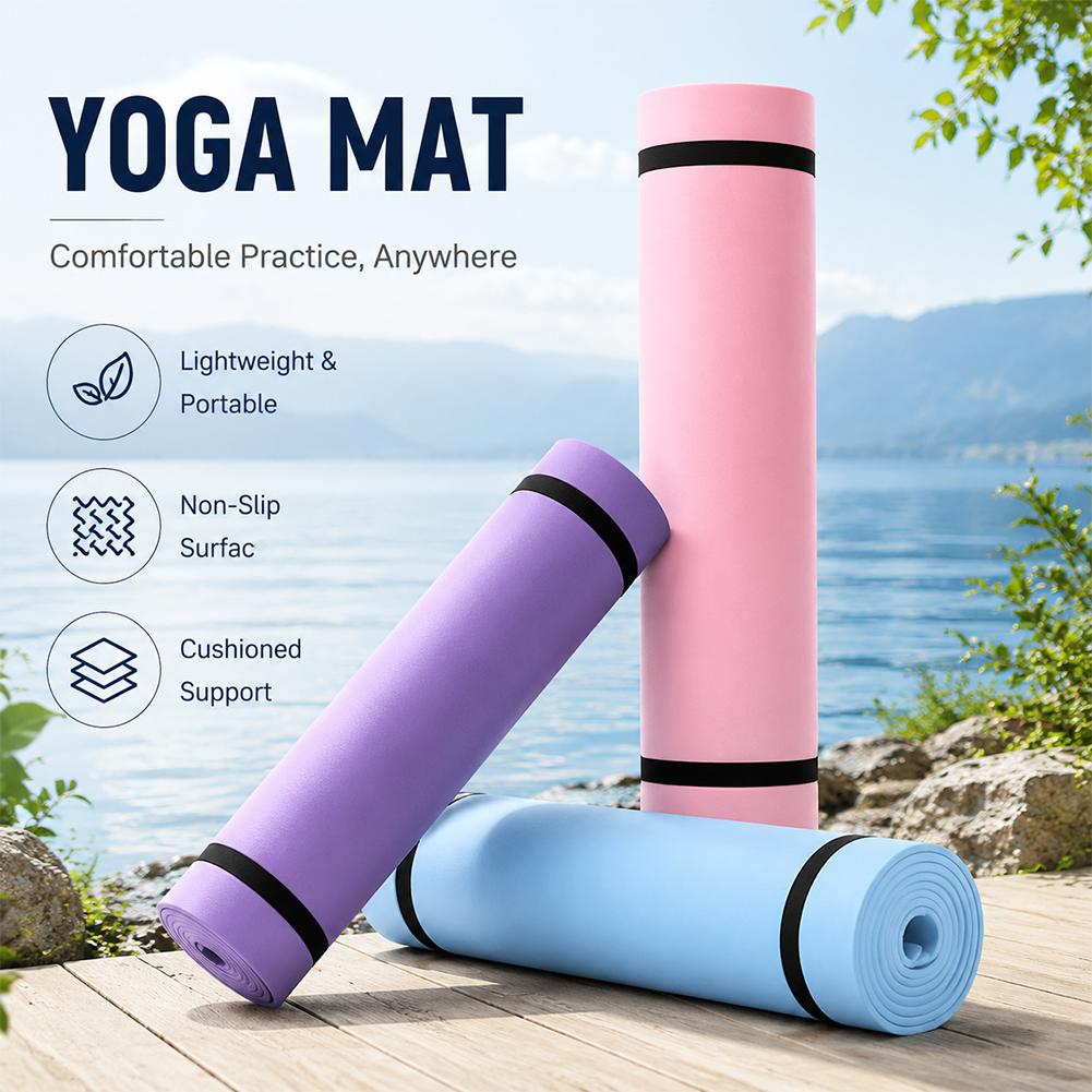 Tapete de ioga grosso antiderr - Pilates Yoga Mat avaliação e preço