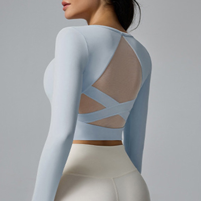 Camiseta de Yoga Branca Cloud  - Pilates Yoga Wrap Top avaliação e preço